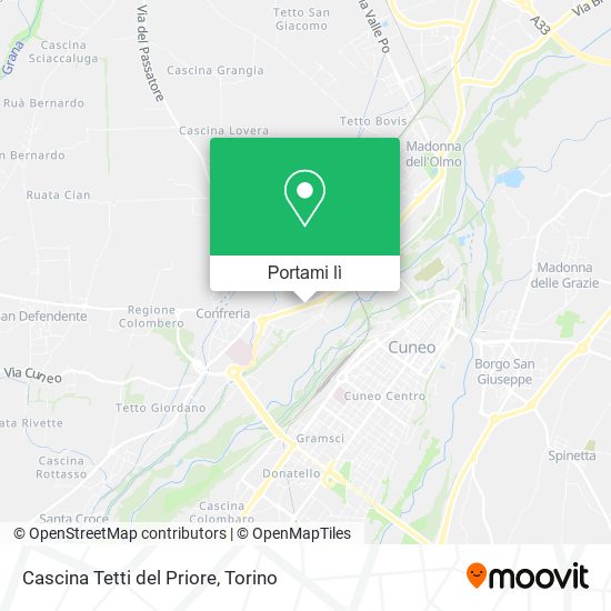 Mappa Cascina Tetti del Priore