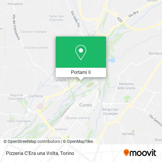 Mappa Pizzeria C'Era una Volta