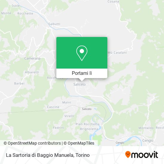 Mappa La Sartoria di Baggio Manuela