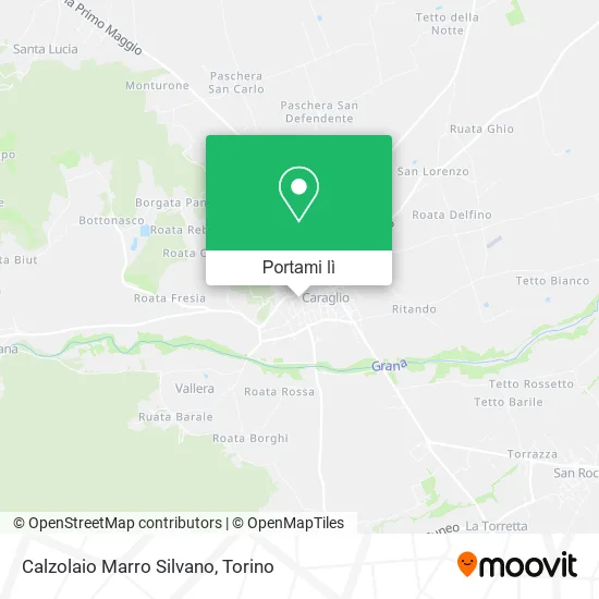 Mappa Calzolaio Marro Silvano