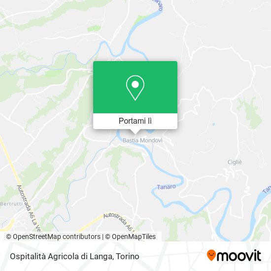 Mappa Ospitalità Agricola di Langa