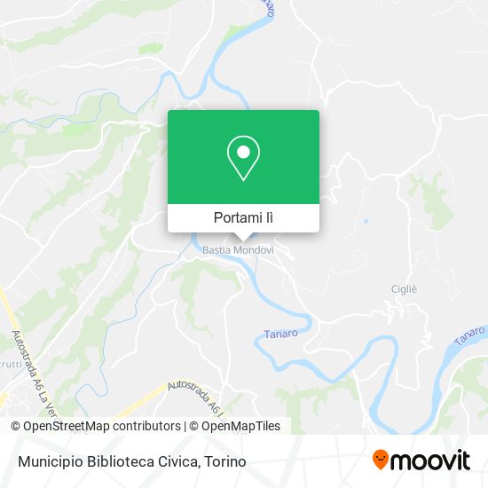 Mappa Municipio Biblioteca Civica