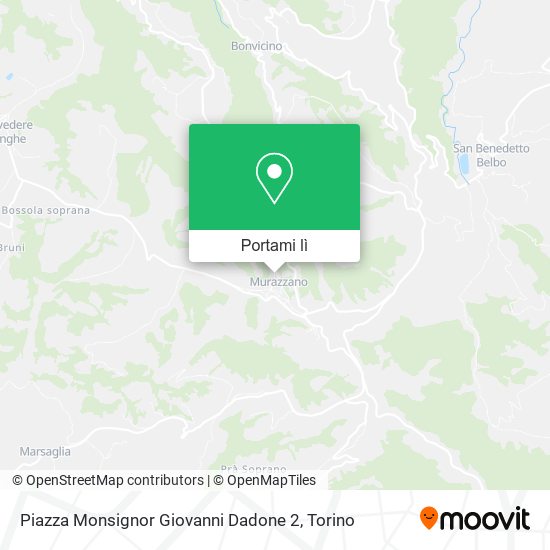 Mappa Piazza Monsignor Giovanni Dadone 2