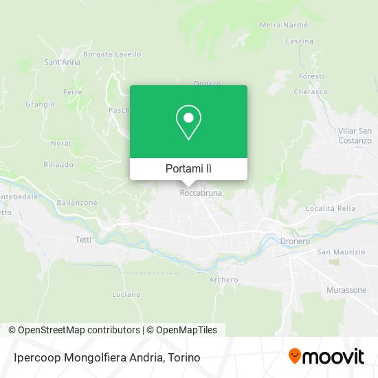 Mappa Ipercoop Mongolfiera Andria