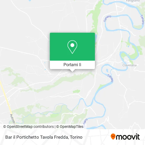 Mappa Bar il Portichetto Tavola Fredda