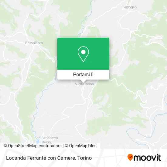 Mappa Locanda Ferrante con Camere