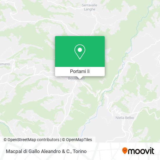 Mappa Macpal di Gallo Aleandro & C.
