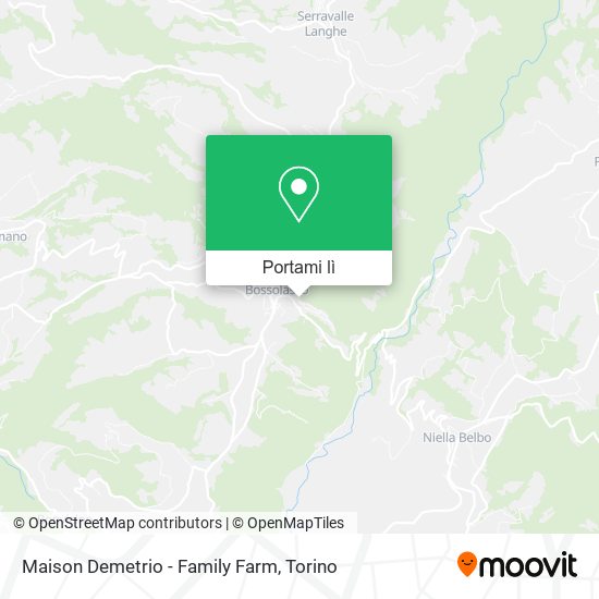 Mappa Maison Demetrio - Family Farm