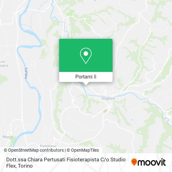 Mappa Dott.ssa Chiara Pertusati Fisioterapista C / o Studio Flex