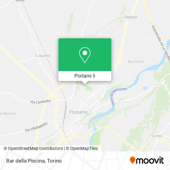 Mappa Bar della Piscina