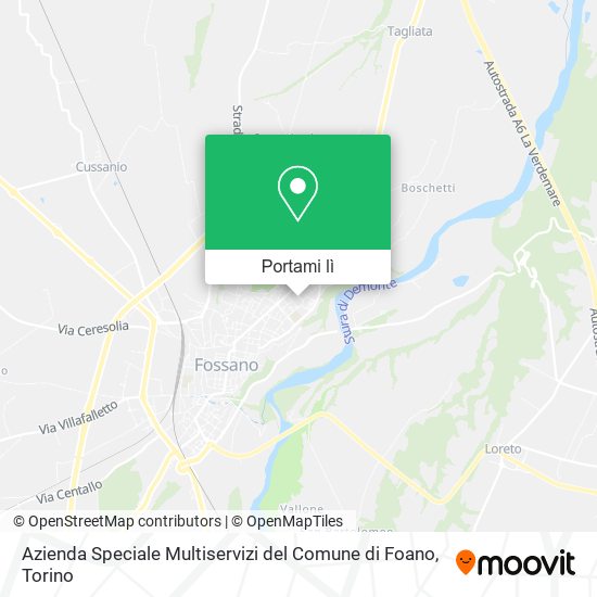 Mappa Azienda Speciale Multiservizi del Comune di Foano