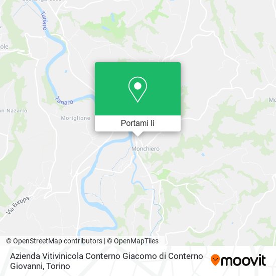 Mappa Azienda Vitivinicola Conterno Giacomo di Conterno Giovanni
