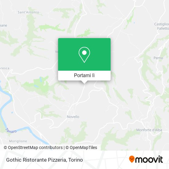 Mappa Gothic Ristorante Pizzeria