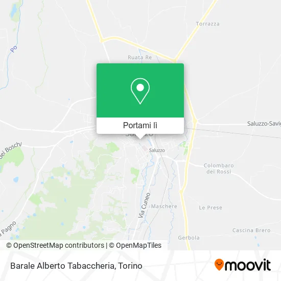 Mappa Barale Alberto Tabaccheria