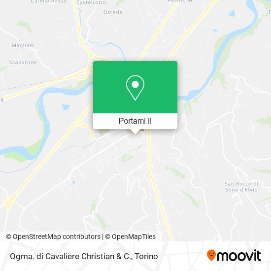 Mappa Ogma. di Cavaliere Christian & C.