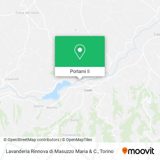 Mappa Lavanderia Rinnova di Masuzzo Maria & C.