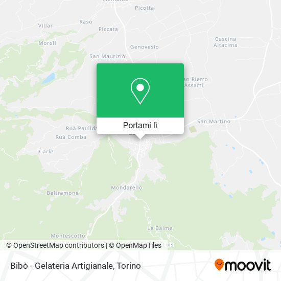 Mappa Bibò - Gelateria Artigianale