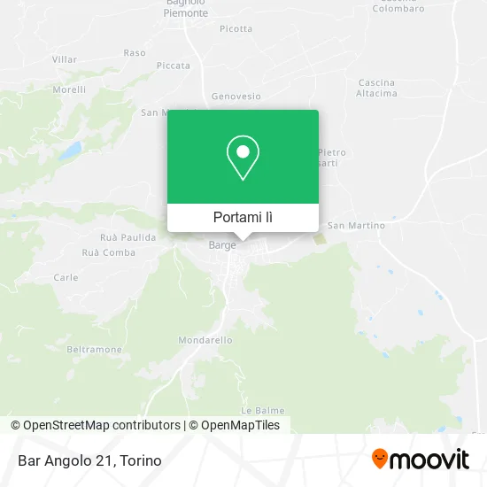 Mappa Bar Angolo 21