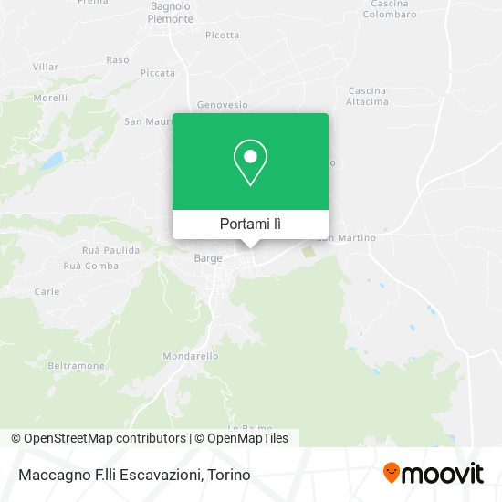 Mappa Maccagno F.lli Escavazioni