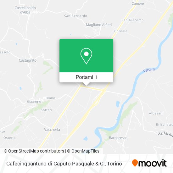 Mappa Cafecinquantuno di Caputo Pasquale & C.
