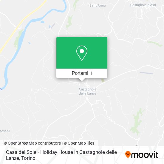 Mappa Casa del Sole - Holiday House in Castagnole delle Lanze