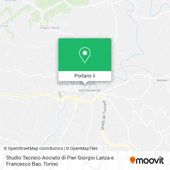 Mappa Studio Tecnico Aociato di Pier Giorgio Lanza e Francesco Bao
