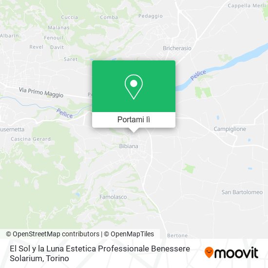 Mappa El Sol y la Luna Estetica Professionale Benessere Solarium