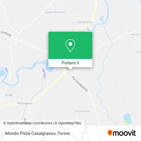 Mappa Mondo Pizza Casalgrasso