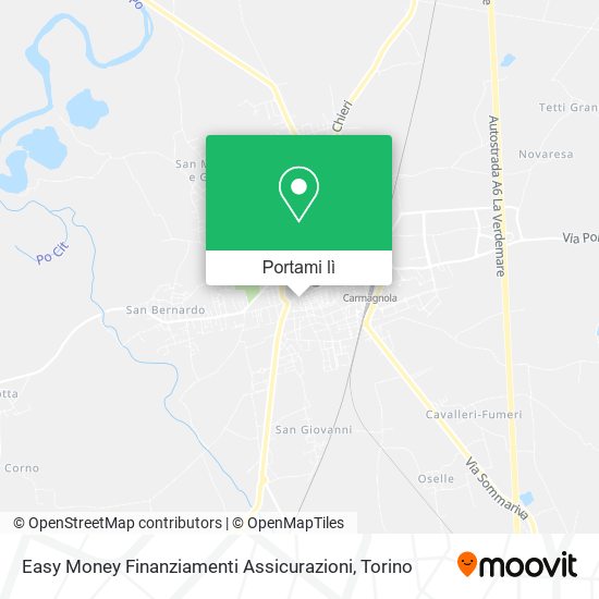 Mappa Easy Money Finanziamenti Assicurazioni