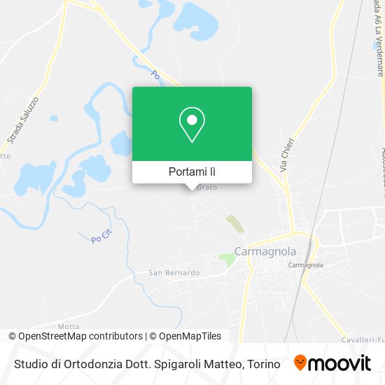 Mappa Studio di Ortodonzia Dott. Spigaroli Matteo
