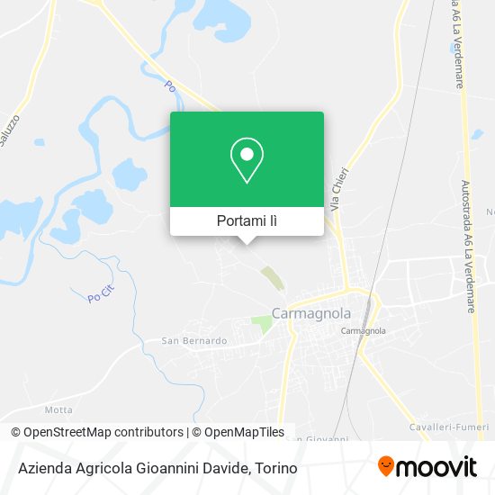 Mappa Azienda Agricola Gioannini Davide