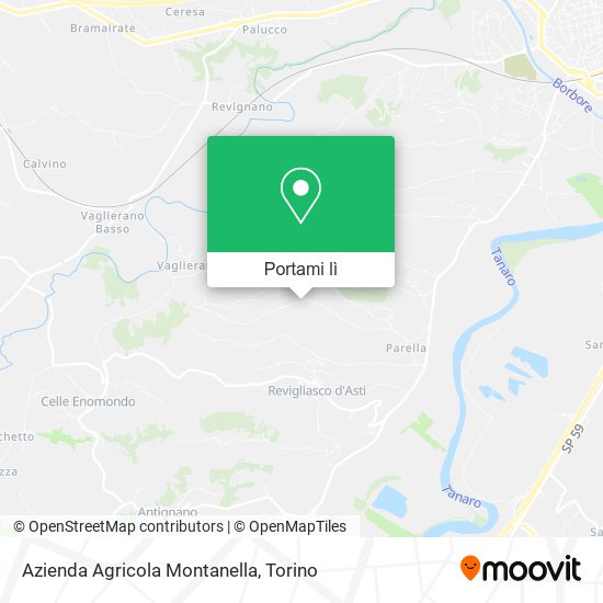 Mappa Azienda Agricola Montanella