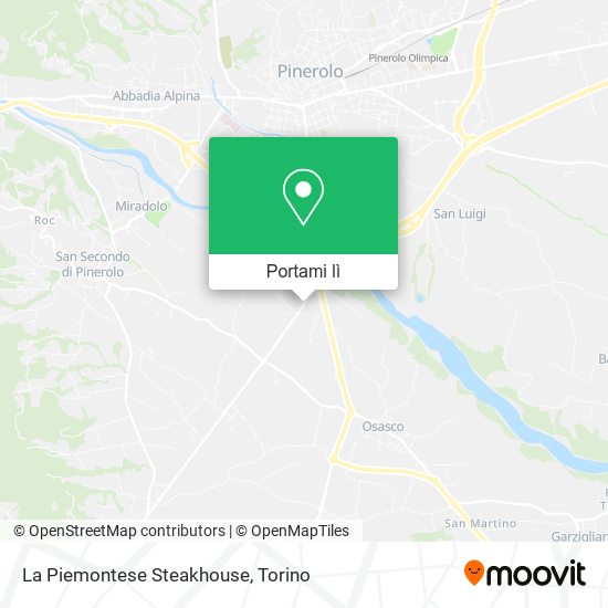 Mappa La Piemontese Steakhouse