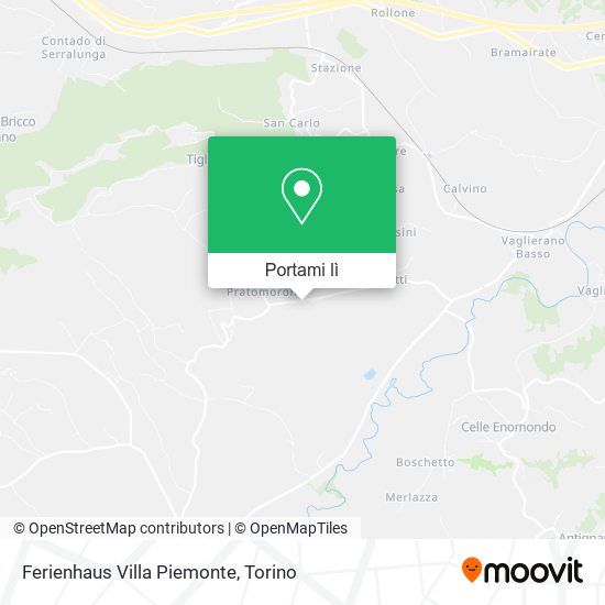 Mappa Ferienhaus Villa Piemonte
