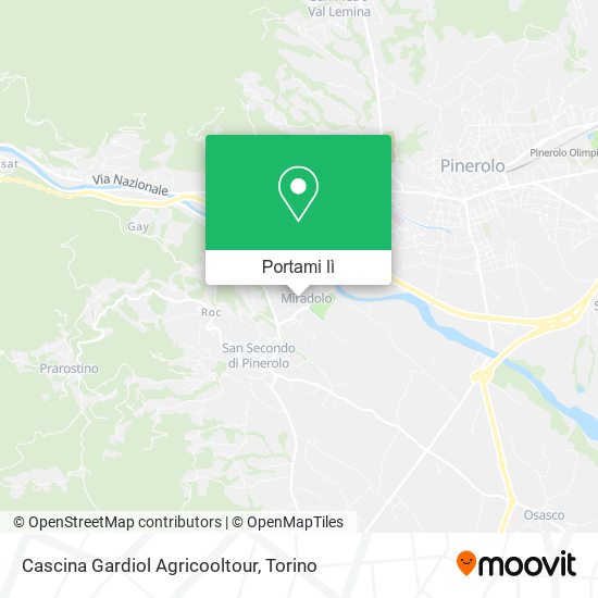 Mappa Cascina Gardiol Agricooltour