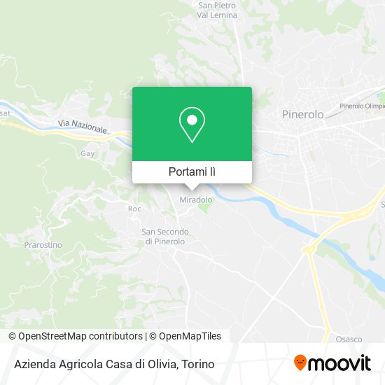 Mappa Azienda Agricola Casa di Olivia