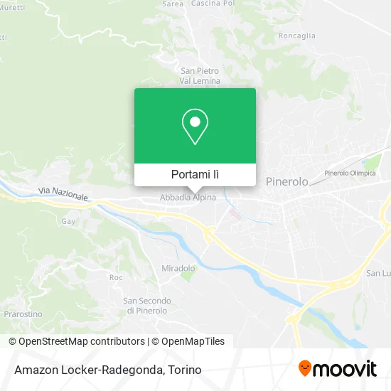 Mappa Amazon Locker-Radegonda