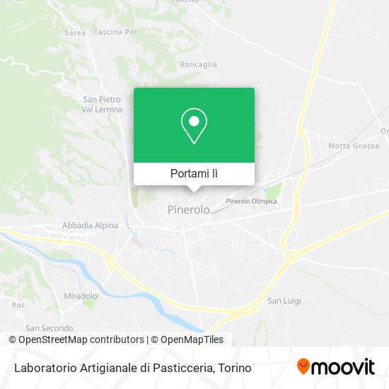 Mappa Laboratorio Artigianale di Pasticceria