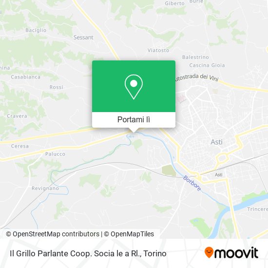 Mappa Il Grillo Parlante Coop. Socia le a Rl.