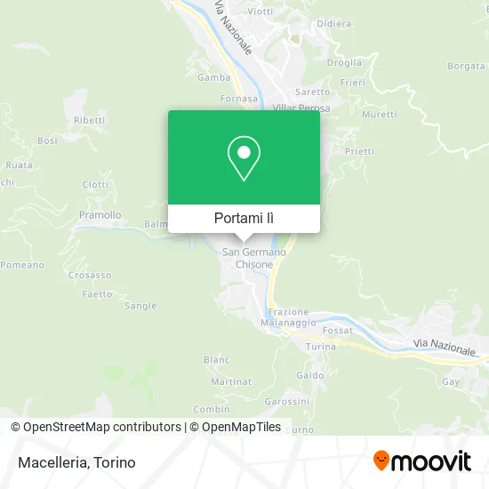 Mappa Macelleria