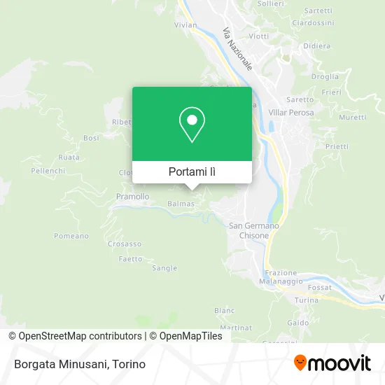 Mappa Borgata Minusani