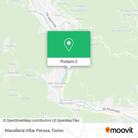 Mappa Macelleria Villar Perosa