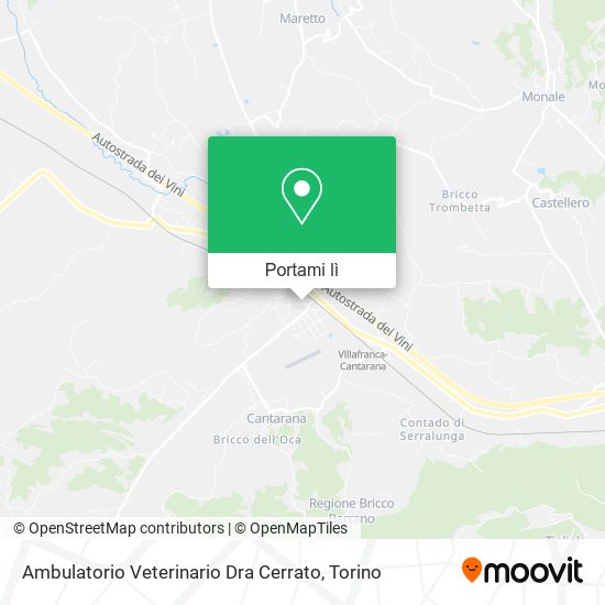 Mappa Ambulatorio Veterinario Dra Cerrato