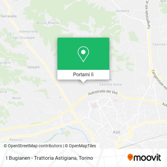 Mappa I Bugianen - Trattoria Astigiana