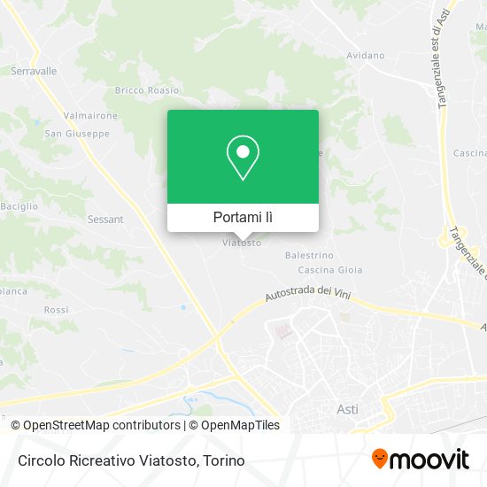 Mappa Circolo Ricreativo Viatosto
