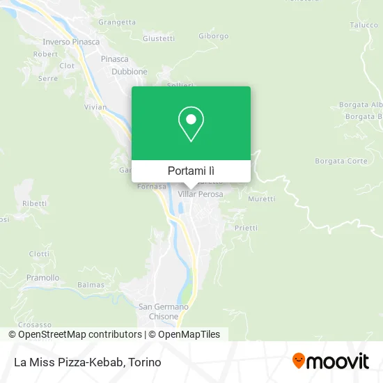 Mappa La Miss Pizza-Kebab