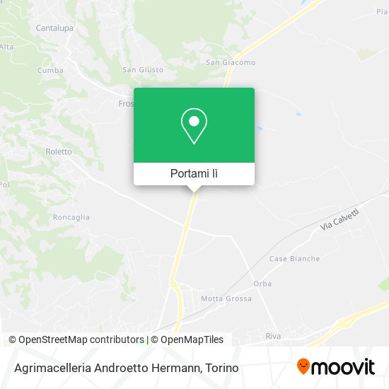 Mappa Agrimacelleria Androetto Hermann