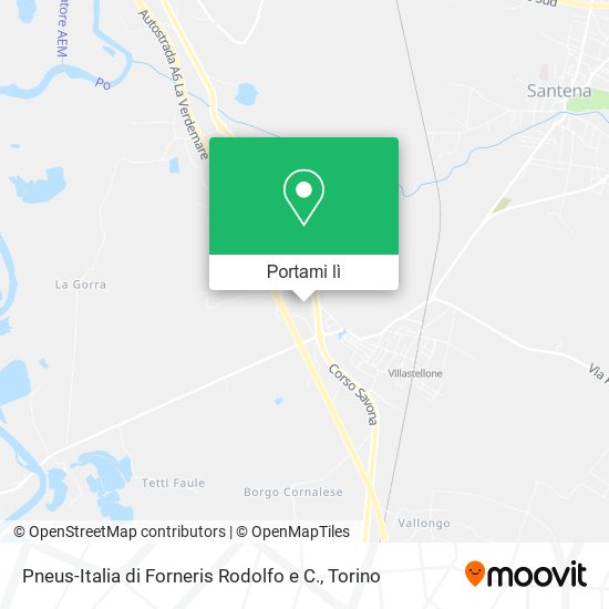 Mappa Pneus-Italia di Forneris Rodolfo e C.