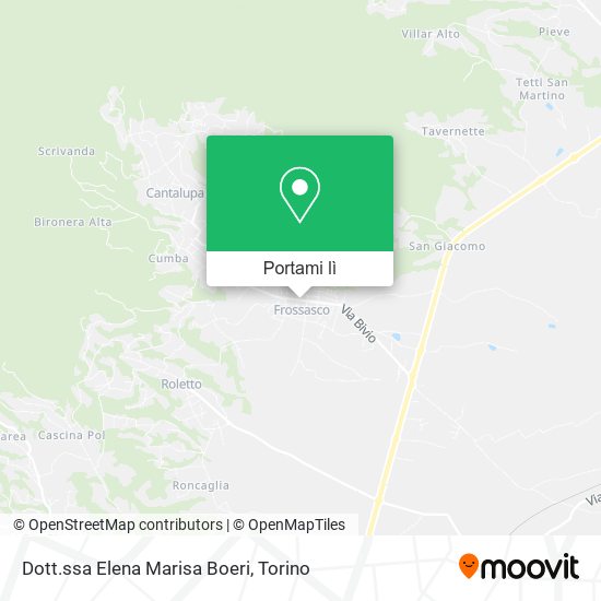 Mappa Dott.ssa Elena Marisa Boeri