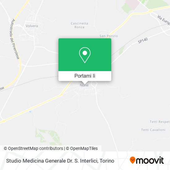 Mappa Studio Medicina Generale Dr. S. Interlici